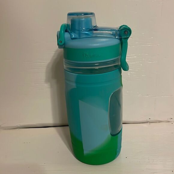 16oz Pool Blue Bubba Flo Kids Water Bottle-sippy cup-w/leak proof lid - Picture 1 of 15